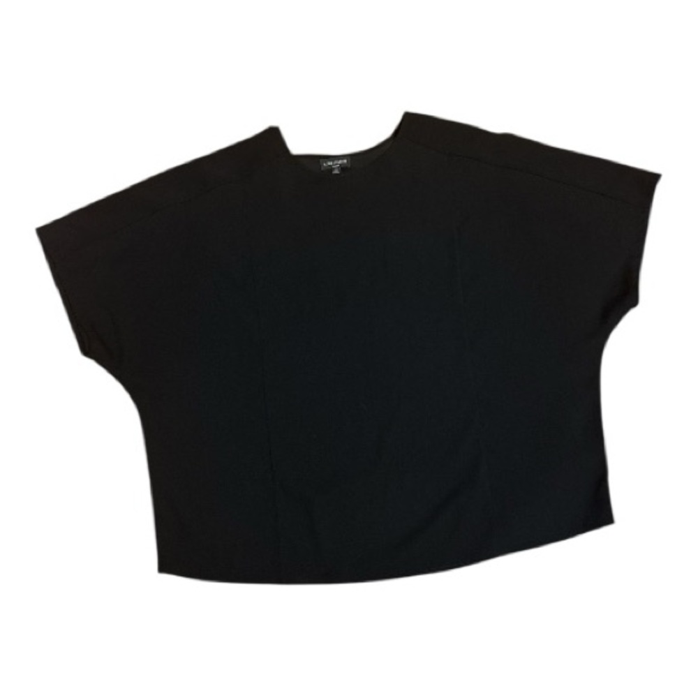 Lord & Taylor Black Short Sleeve Top